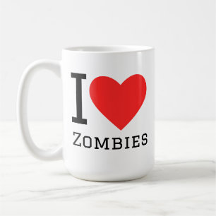 I love zombies coffee mug