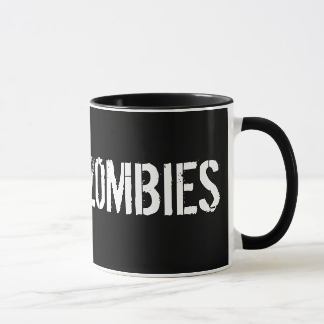 I LOVE ZOMBIES mug (Right)