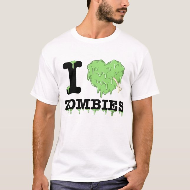 I love Zombies T-Shirt (Front)