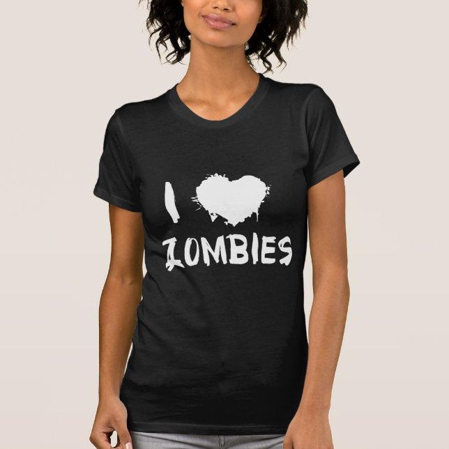 I Love Zombies T-Shirt (Front)