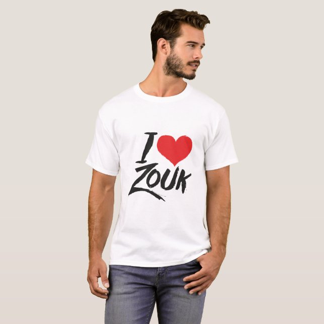 I love Zouk T-Shirt (Front Full)