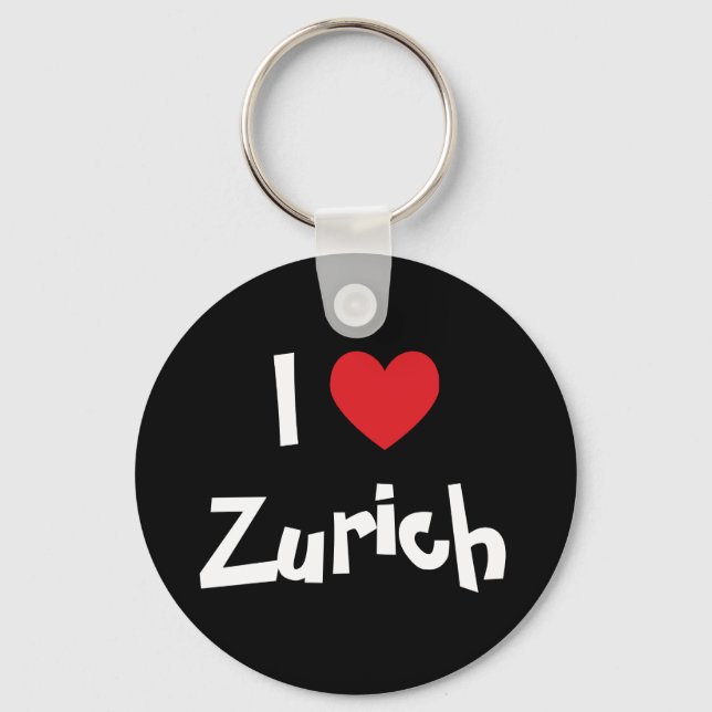 I Love Zurich Keychain (Front)