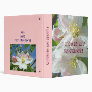 I Loves my Mommy! custom photo scrapbook binder