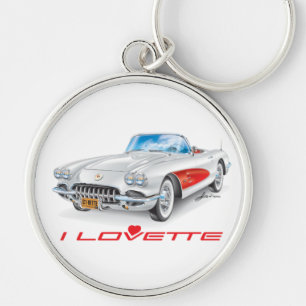 I LOVETTE UNIQUE CAR DESIGN KEYCHAIN