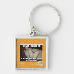 I lub Yu! I missed yu! Keychain