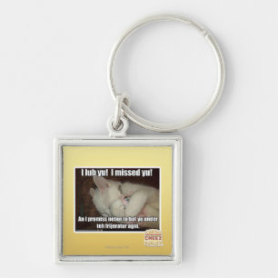 I lub Yu! I missed  yu! Keychain