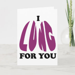 I Lung For You Holiday Card