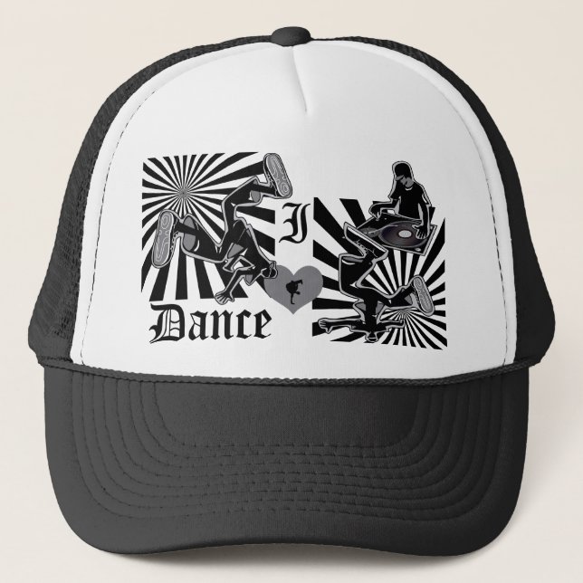 I LUV Dance Trucker Hat (Front)