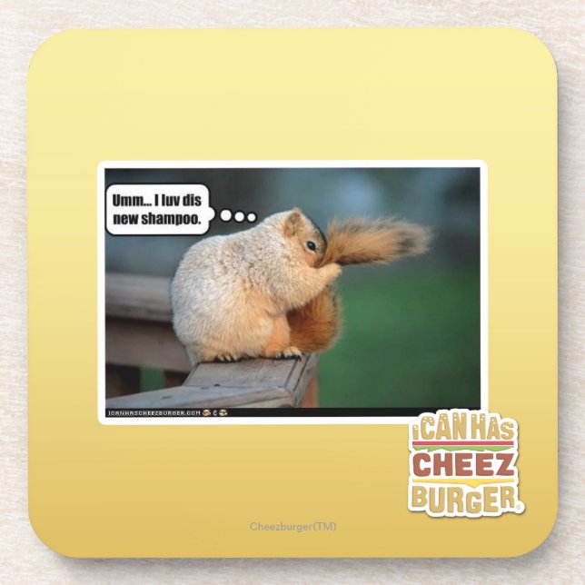 I luv dis new shampoo coaster (Front)