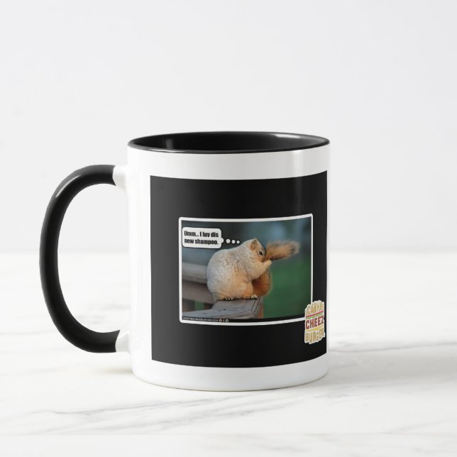 I luv dis new shampoo mug (Left)