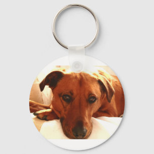 I LUV MY COUCH KEYCHAIN