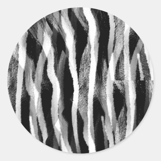 I Luv Pattern!_ Classic Round Sticker (Front)