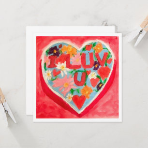 I Luv U Card