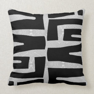 i Luv U on Tribal Print Throw Pillow