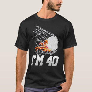 I m 40 Sports Field Hockey Player Adult 40th Birth T-Shirt