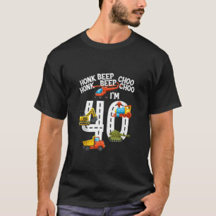 I m 40th Birthday Cool Trucks Lover 40 Year Old B  T-Shirt