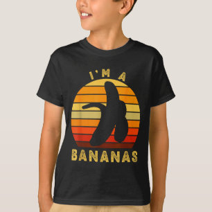 I’m A Bananas Funny Retro Vintage Banana Humor Sun T-Shirt