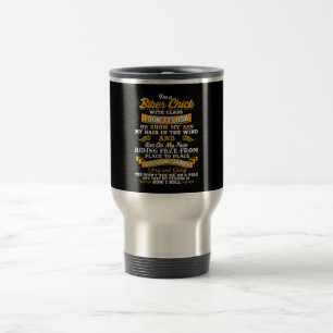 I’m A Biker Chick Gift For Motorbike Lovers Travel Mug