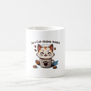 I m a Cat-ffeine Addict Coffee Mug
