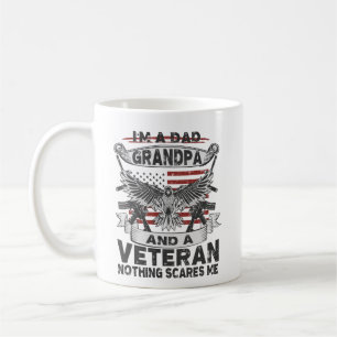 I’m A Dad Grandpa And Veteran Coffee Mug