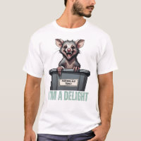 I’m A Delight, Funny Feral Possum Retro