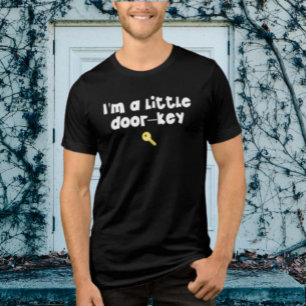 I’m A Little Door—Key (Dorky) – Funny Pun Graphic Tri-Blend Shirt