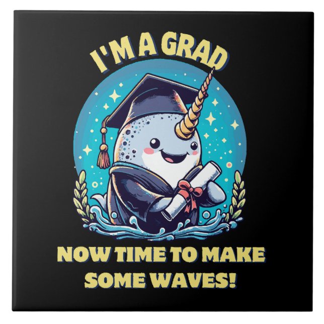 I m a narwhal graduate! Now time to make some wave Tile (Front)