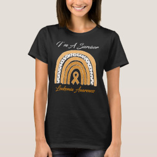 I’m A Survivor Leukaemia Awareness Orange Ribbon T-Shirt