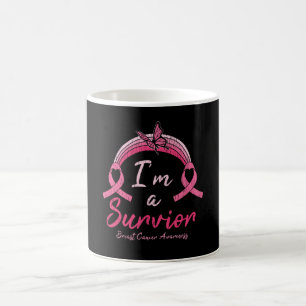 I’m A Survivor Warrior Breast Cancer Awareness Coffee Mug