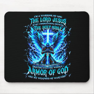 I’m A Warrior Of God Armour Of God Christian Mouse Pad