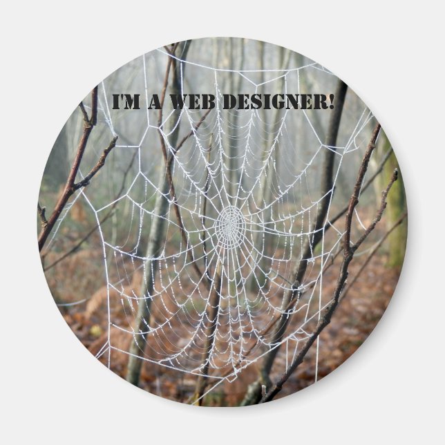 I’m a WEB designer!  Magnet (Front)