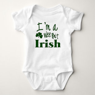 I’m a wee bit Irish, St Patricks Day Baby Bodysuit
