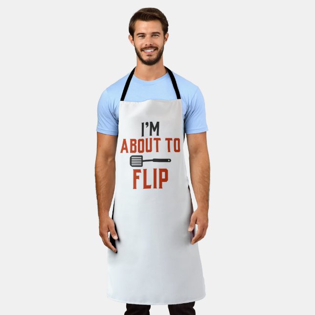 I’m About To Flip Apron (Worn)