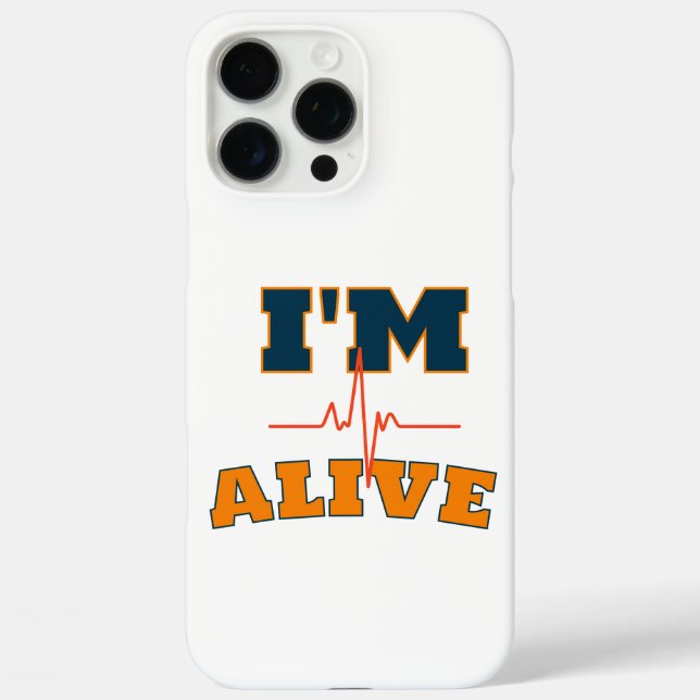 I’m Alive Funny Quote Tote Bag Case-Mate iPhone Case (Back)