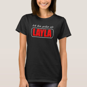 I m cooler than LAYLA Mallorca Party Malle Escalat T-Shirt