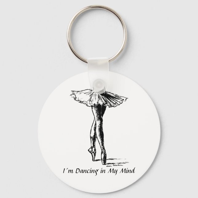 I´m Dancing in My Mind Keychain (Front)