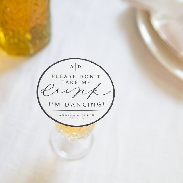 I’m Dancing Wedding Reception Drink Cover Coaster (Creator Uploaded)