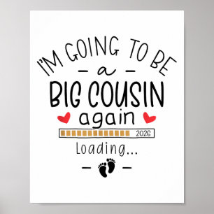 I’m Going To Be A Big Cousin Again 2026 Baby Annou Poster