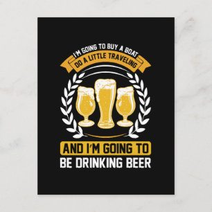I m going to be drinking beer Enclosure Card