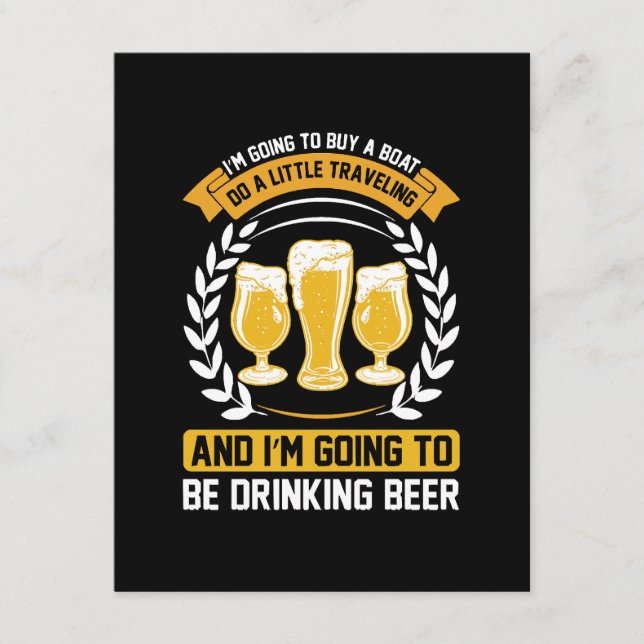  I m going to be drinking beer Enclosure Card (Front)