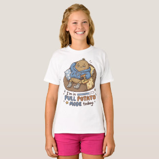 I’m in full potato mode today| Couch Potato Potato T-Shirt