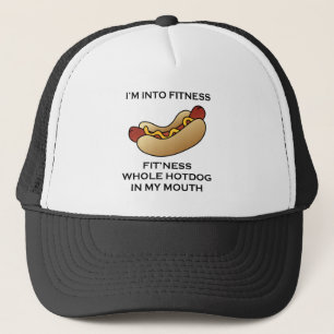I’m Into Fitness Hot Dog Trucker Hat