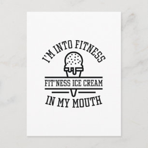 I’m Into Fitness Postcard