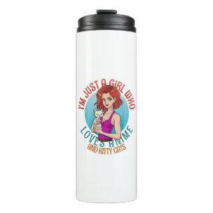 I m Just a Girl Who Loves Cats Thermal Tumbler