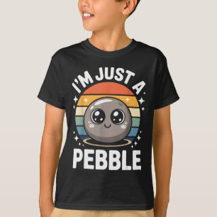 I’m Just A Pebble Cute Retro Aesthetic  T-Shirt