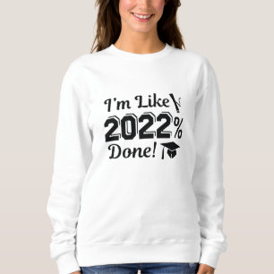 I’m Like 2022 Percent Done Sweatshirt