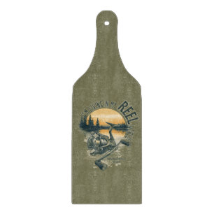 I’m Living in My   Funny Fisherman Gift    Cutting Board