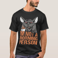 I m not a Morning Person Bat Halloween Pumpkin Spi