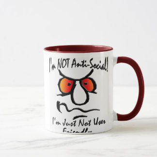 I’m Not Anti-Social (1) Mug
