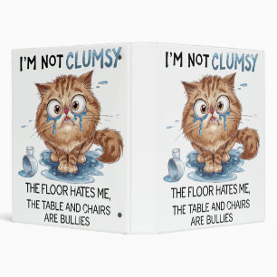 I’m Not Clumsy, The Floor Hates Me Binder